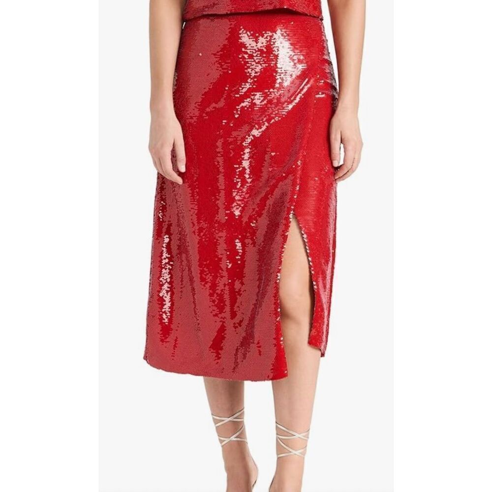 Le Superbe Women's Jolie Skirt in Red NWT Size 0